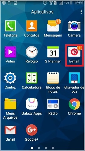 Smartphone Android: Abrir e-mail