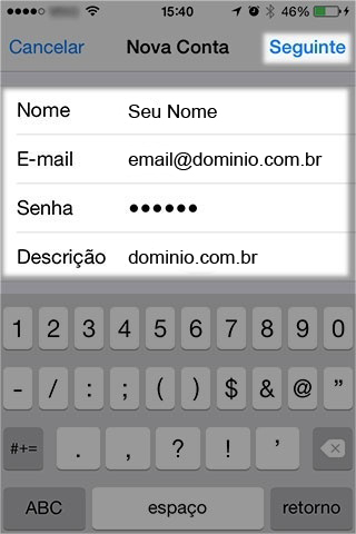 Iphone, Ipad: Dados pessoais