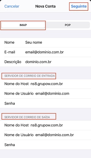 Iphone, Ipad: Servidores
